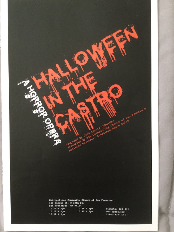 Halloween in the Castro program cover