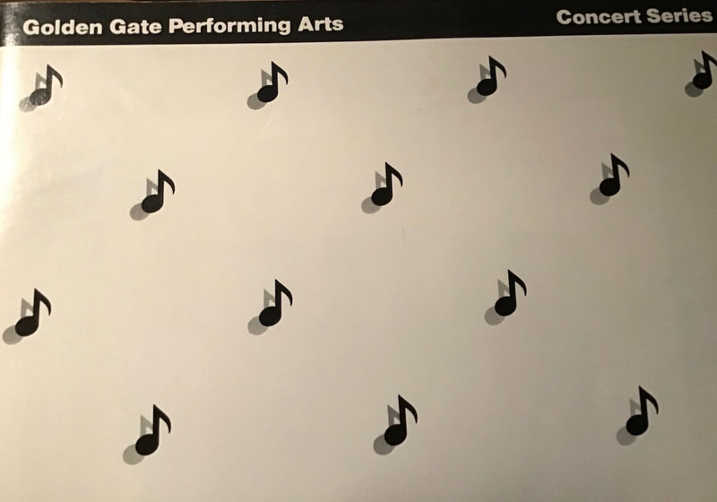 Golden Gate Performing Arts Concert Series program