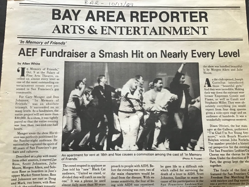 Bay Area Reporter article on fundraiser