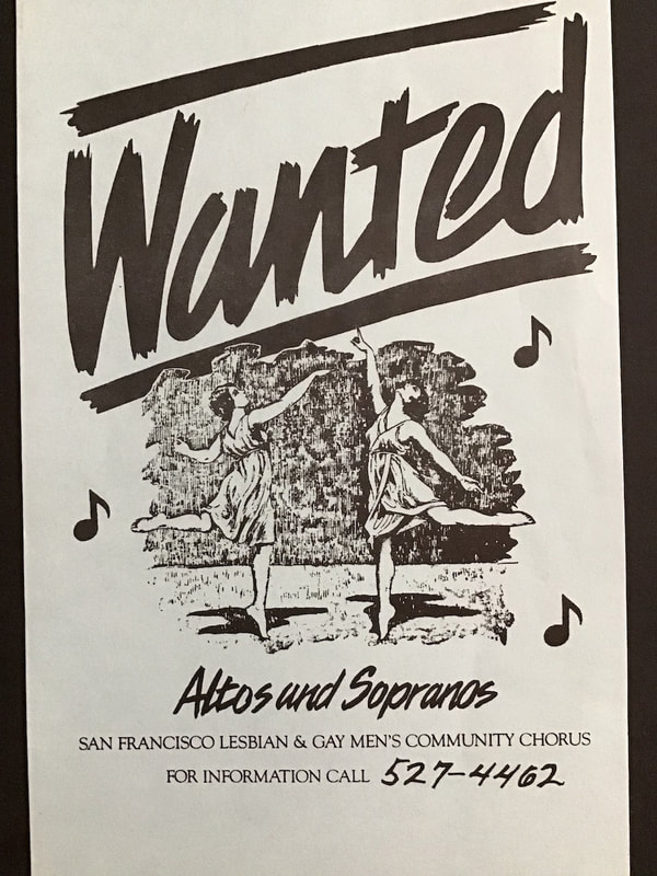 Wanted: Altos and Sopranos flyer