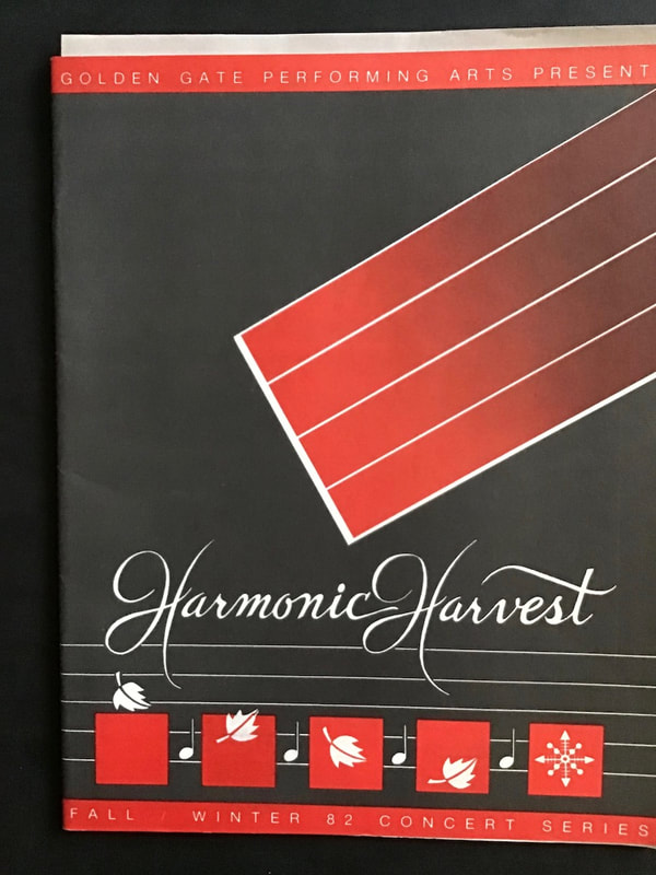 Harmonic Harvest program cover