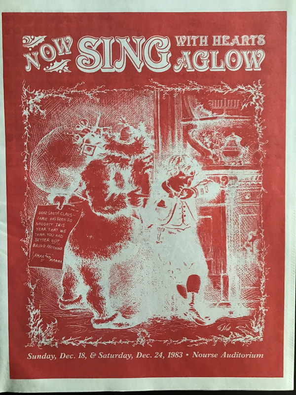 Now Sing With Hearts Aglow program cover