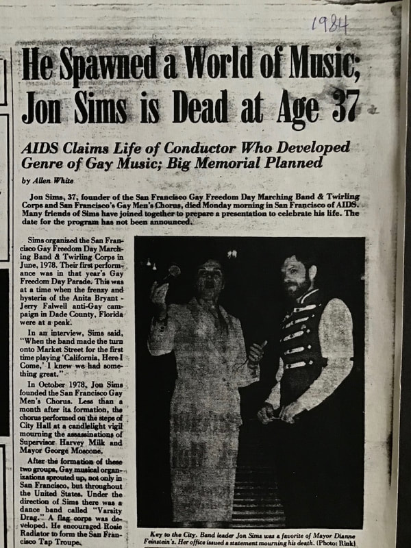 Jon Reed Sims obituary article