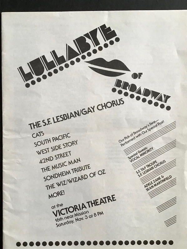 Lullabye of Broadway program cover