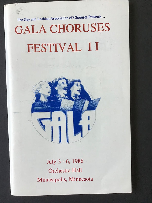 GALA Choruses Festival program