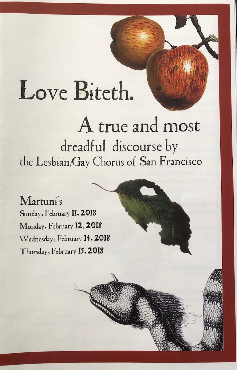 Love Biteth flyer