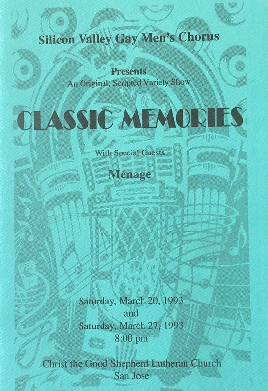 Classic Memories March 1993 program cover