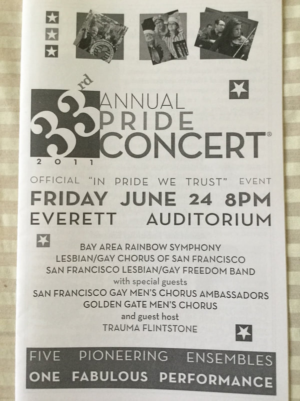 33rd Annual Pride Concert program