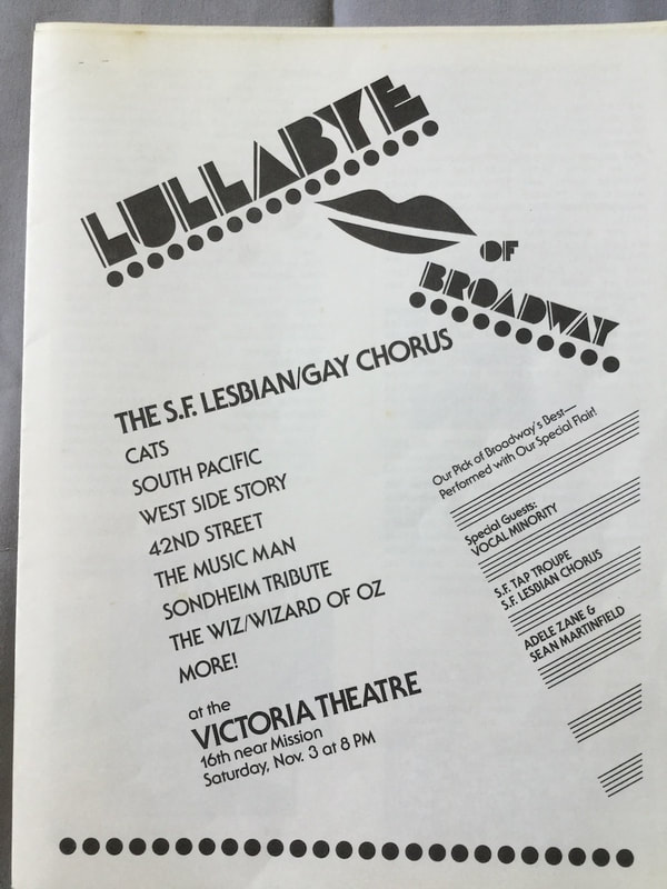 Lullabye of Broadway program