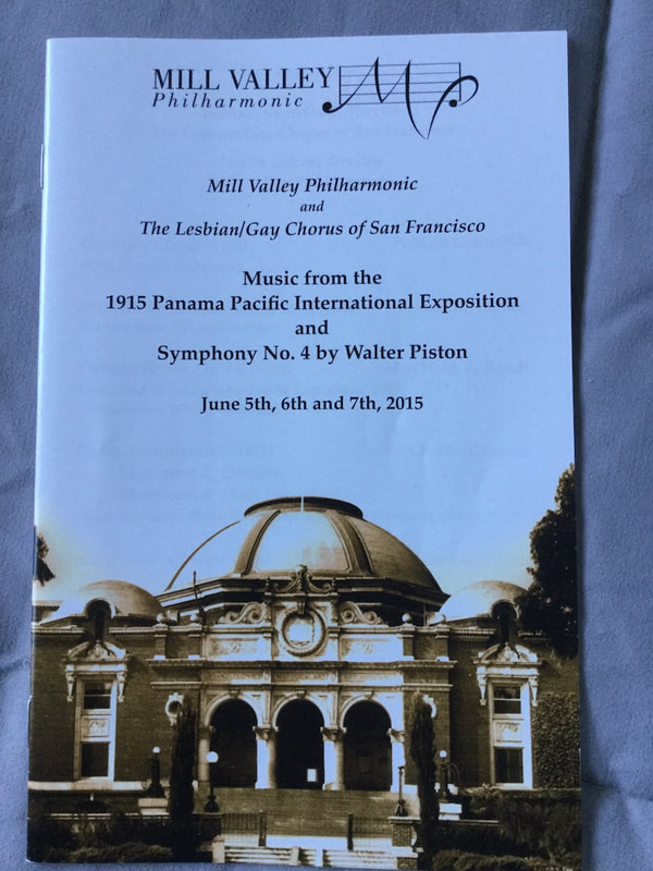 Mill Valley Philharmonic program