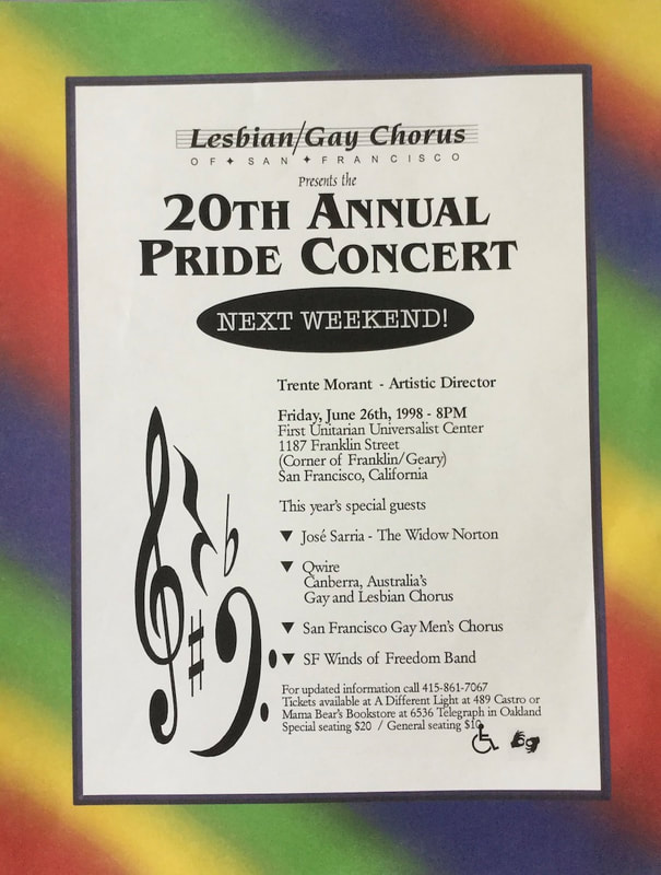 Pride concert poster 1998